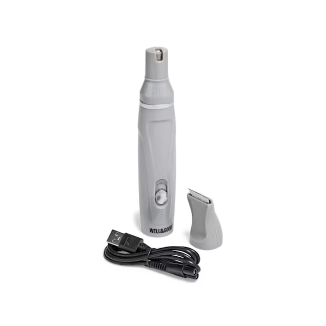 Well & Good Dog Nail Grinder & Paw Trimmer (2-in-1) — Professional Nail Filing + Paw Hair Trimming, Fits All Breeds, Easy At-Home Paw Care