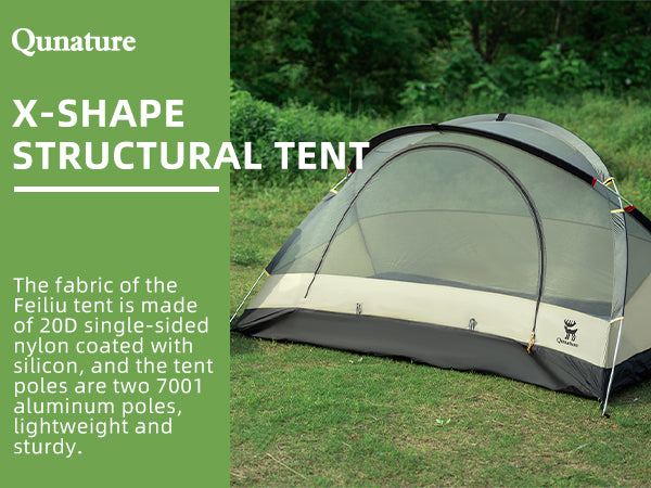 2-Person Rainproof Tent with Easy Setup detail image 1