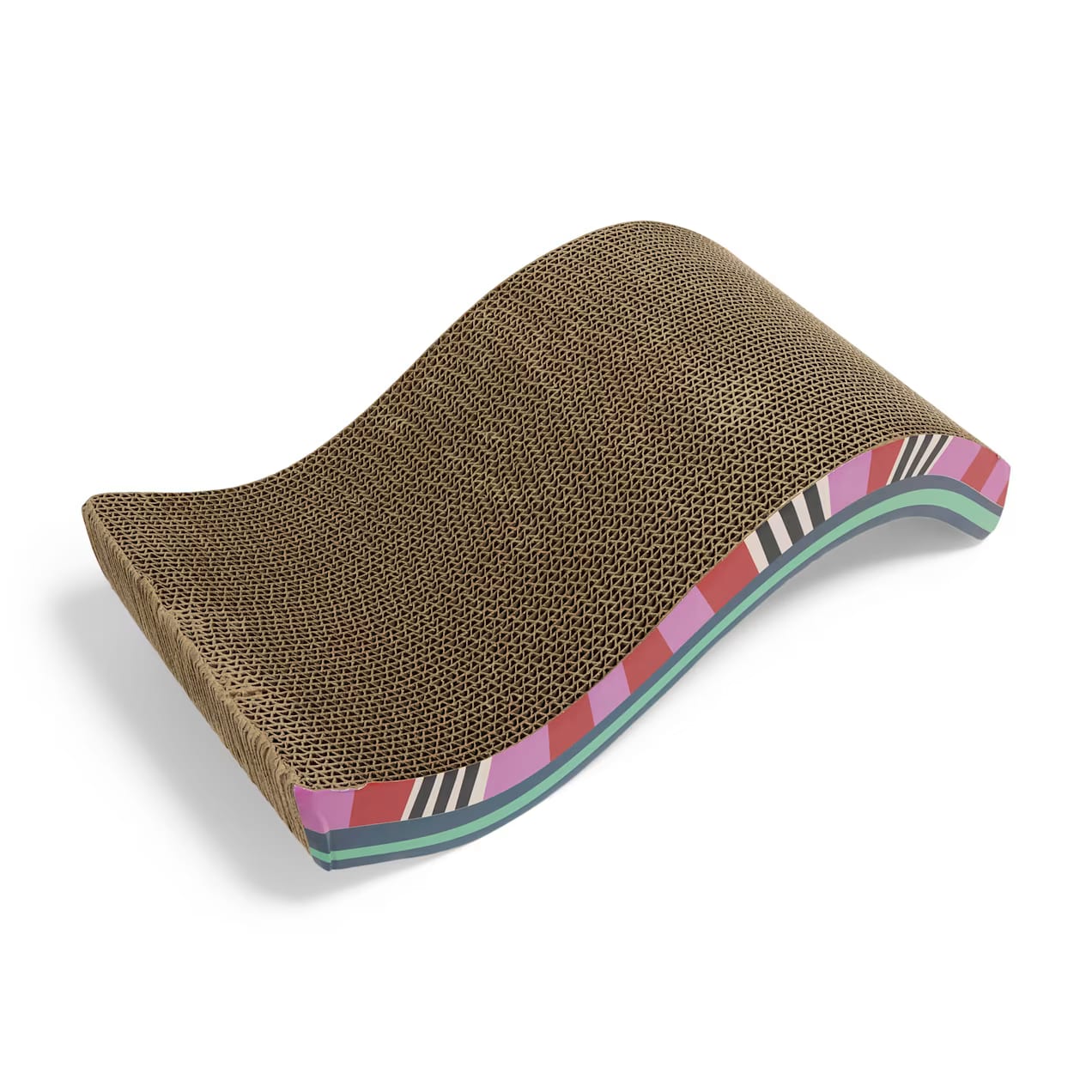 EveryYay Curved Piano-Shaped Cat Scratcher (Corrugated Cardboard) — Durable, Low-Shed, Eco-Friendly detail image 2