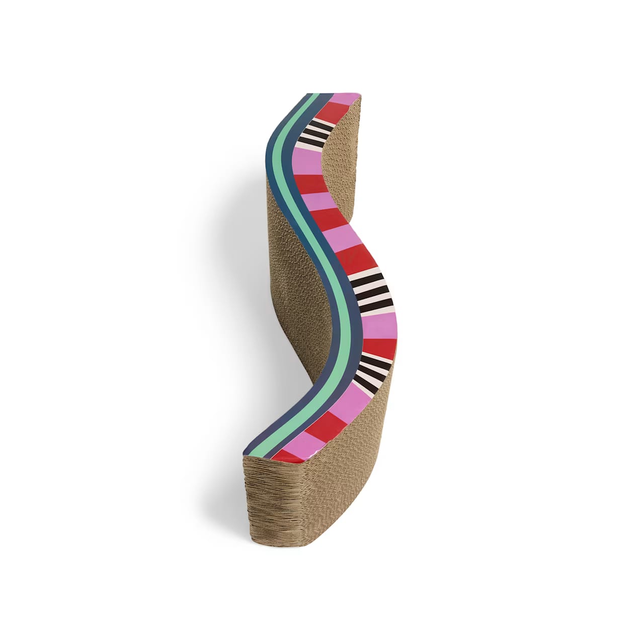 EveryYay Curved Piano-Shaped Cat Scratcher (Corrugated Cardboard) — Durable, Low-Shed, Eco-Friendly detail image 4