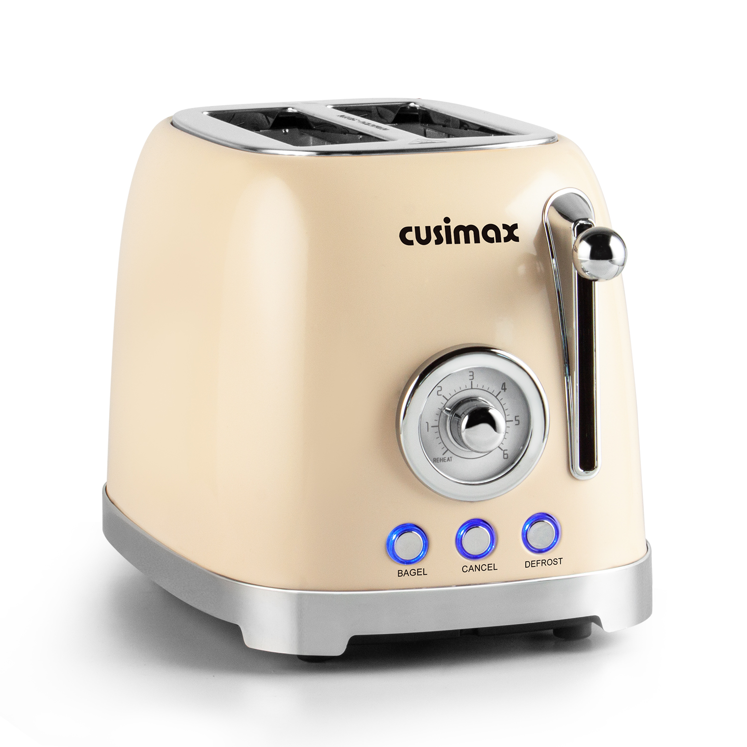 CUSIMAX Retro 2-Slice Toaster
