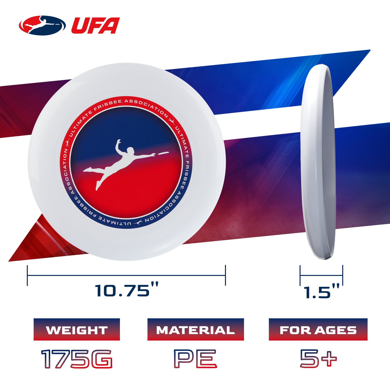 UFA-50018 Professional Disc 175g — Competition & Training Ultimate Disc detail image 3