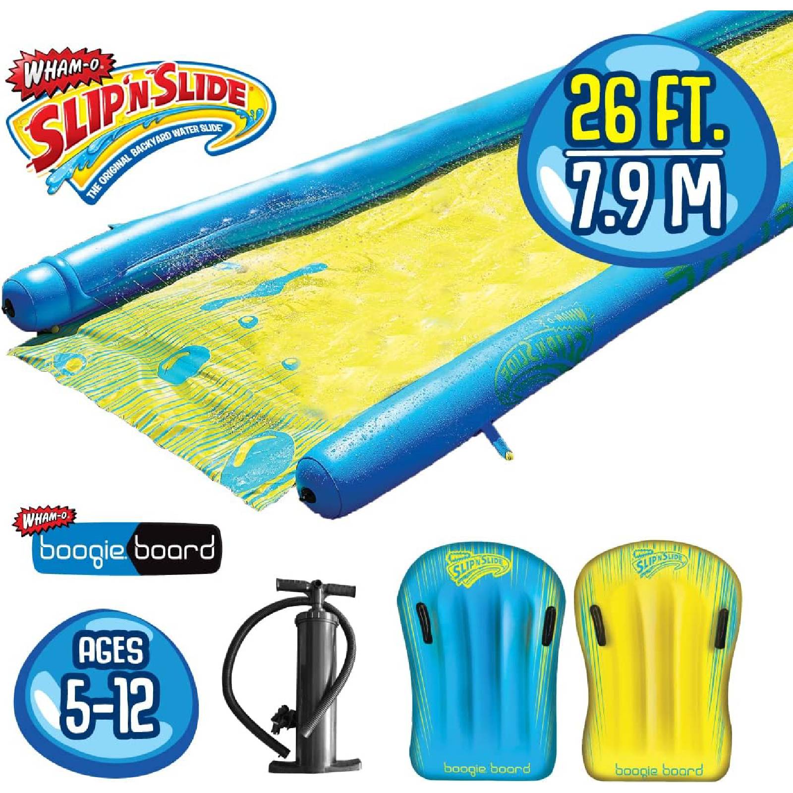 Wham-O Slip N' Slide 26 Feet Lawn Water Slide Backyard Summer Water Slide Family Outdoor Splash Toy detail image 1