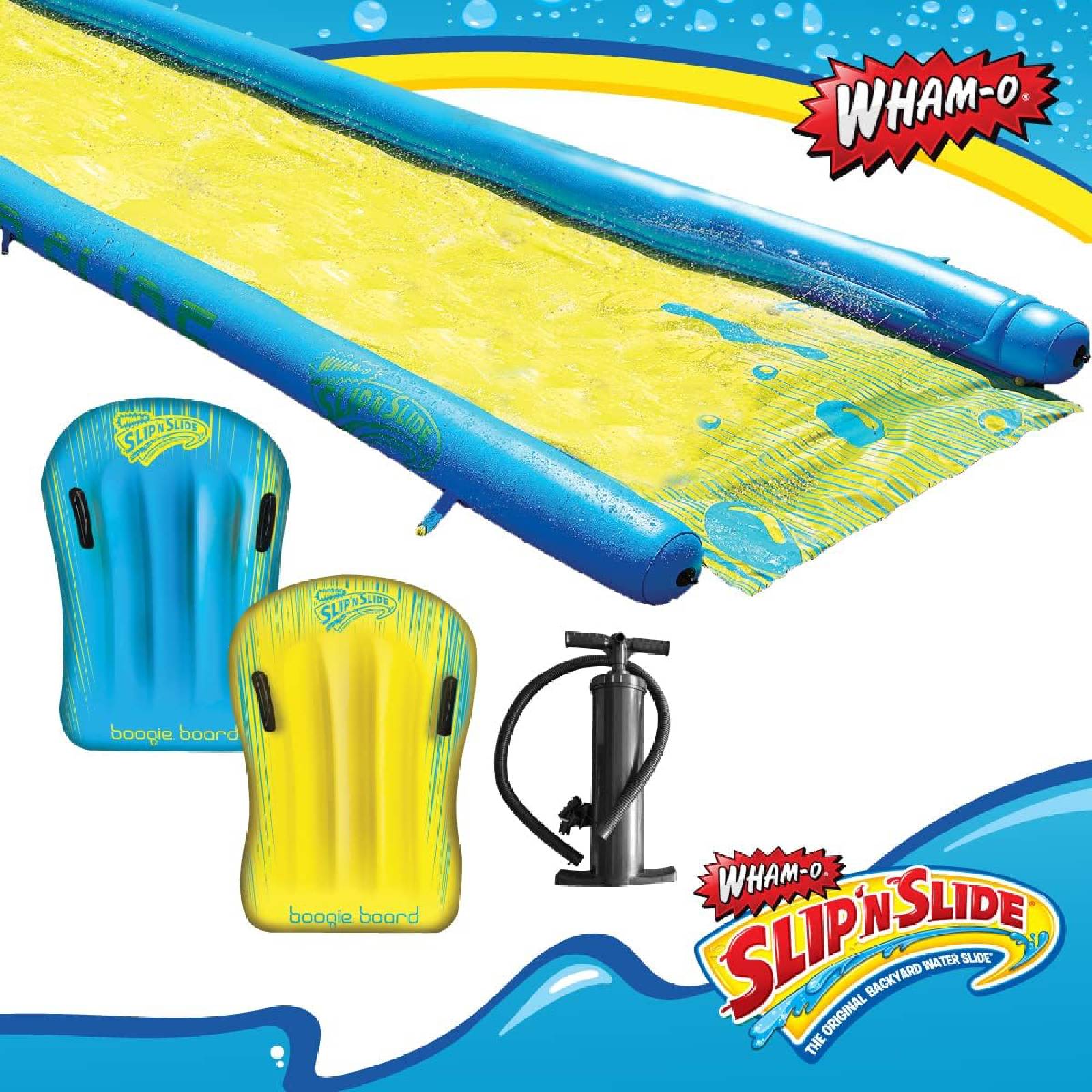 Wham-O Slip N' Slide 26 Feet Lawn Water Slide Backyard Summer Water Slide Family Outdoor Splash Toy detail image 3