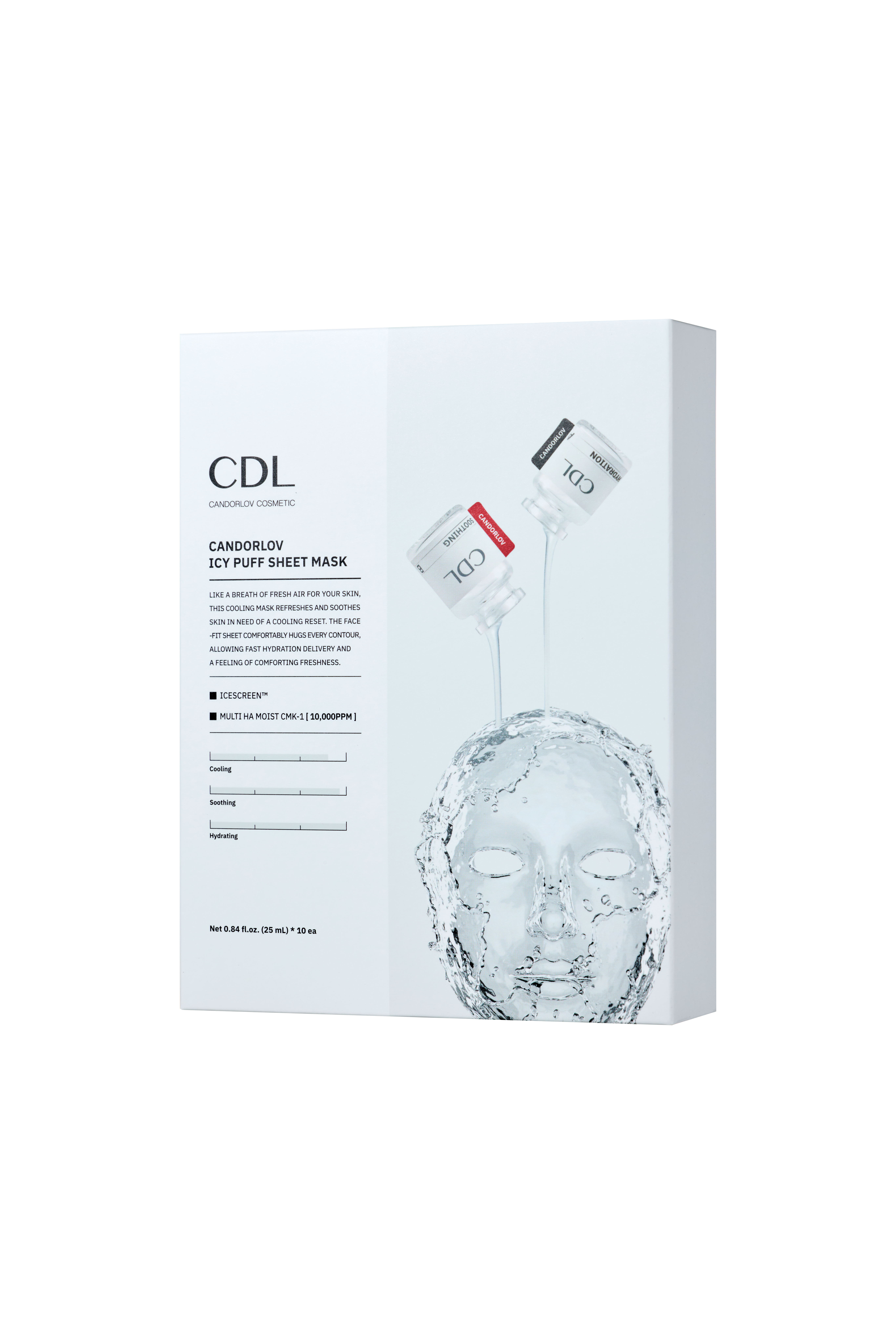 CANDORLOV Icy Plumping Soothing & De-Puffing Sheet Mask