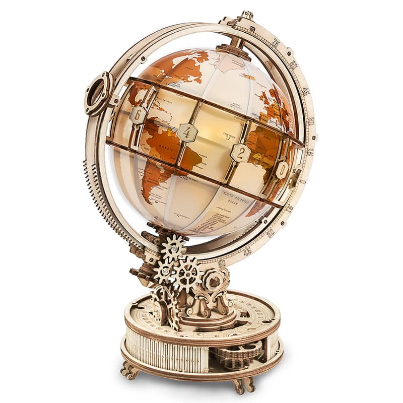 ROKR Luminous Globe ST003 3D Wooden Puzzle with LED Light