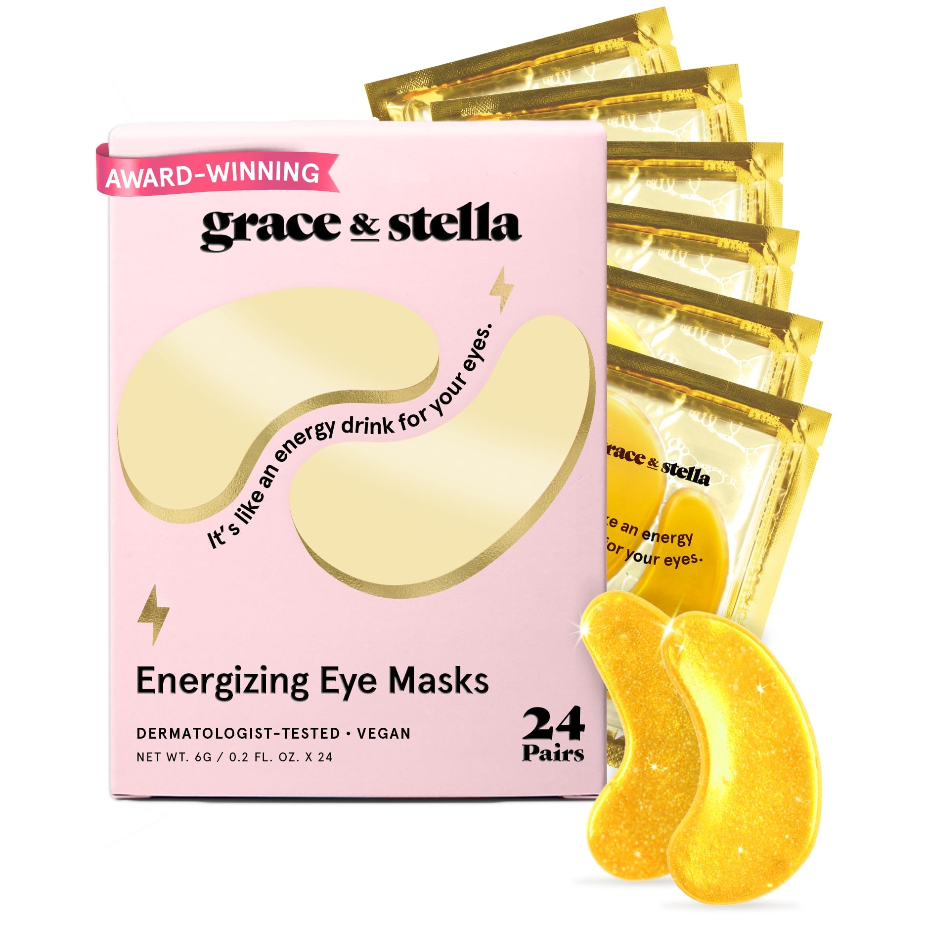 parches para ojos premiados grace & stella para ojos hinchados