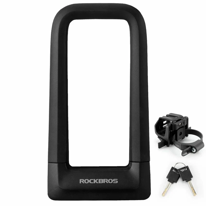 ROCKBROS 22mm Heavy-Duty Alloy Steel U-Lock — Cut-Resistant Anti-Theft Bike & Motorcycle Lock detail image 4