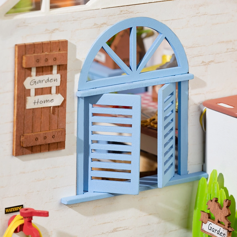 Rolife Dreamy Garden House DIY Miniature House, Handmade Assembly Miniature Model with Lights, Decorative Display Gift detail image 5