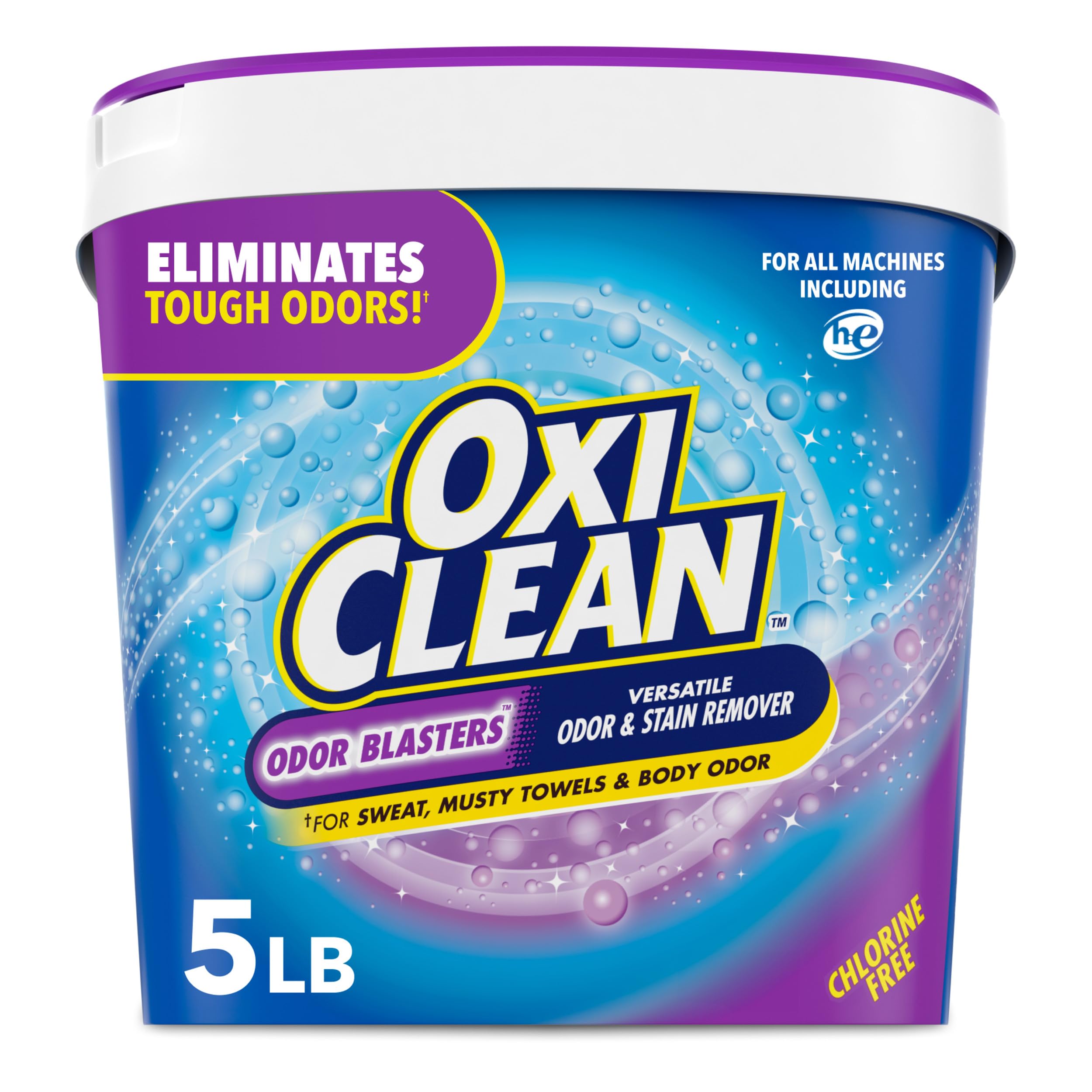 OxiClean Odor Blasters Versatile Odor and Laundry Stain Remover Powder, 5 lb