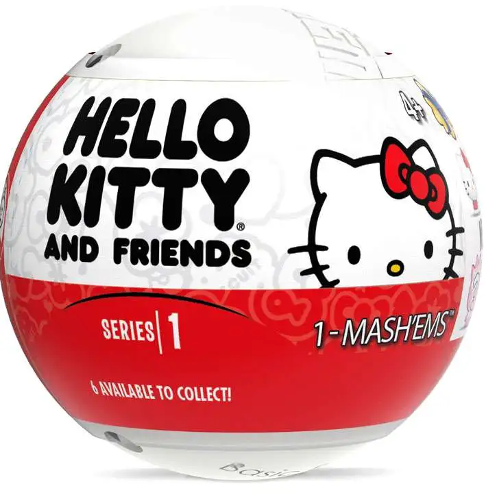 Hello Kitty & Friends Surprise Blind Box MashEms — Random Cute Squeeze Collectible Toy Gift