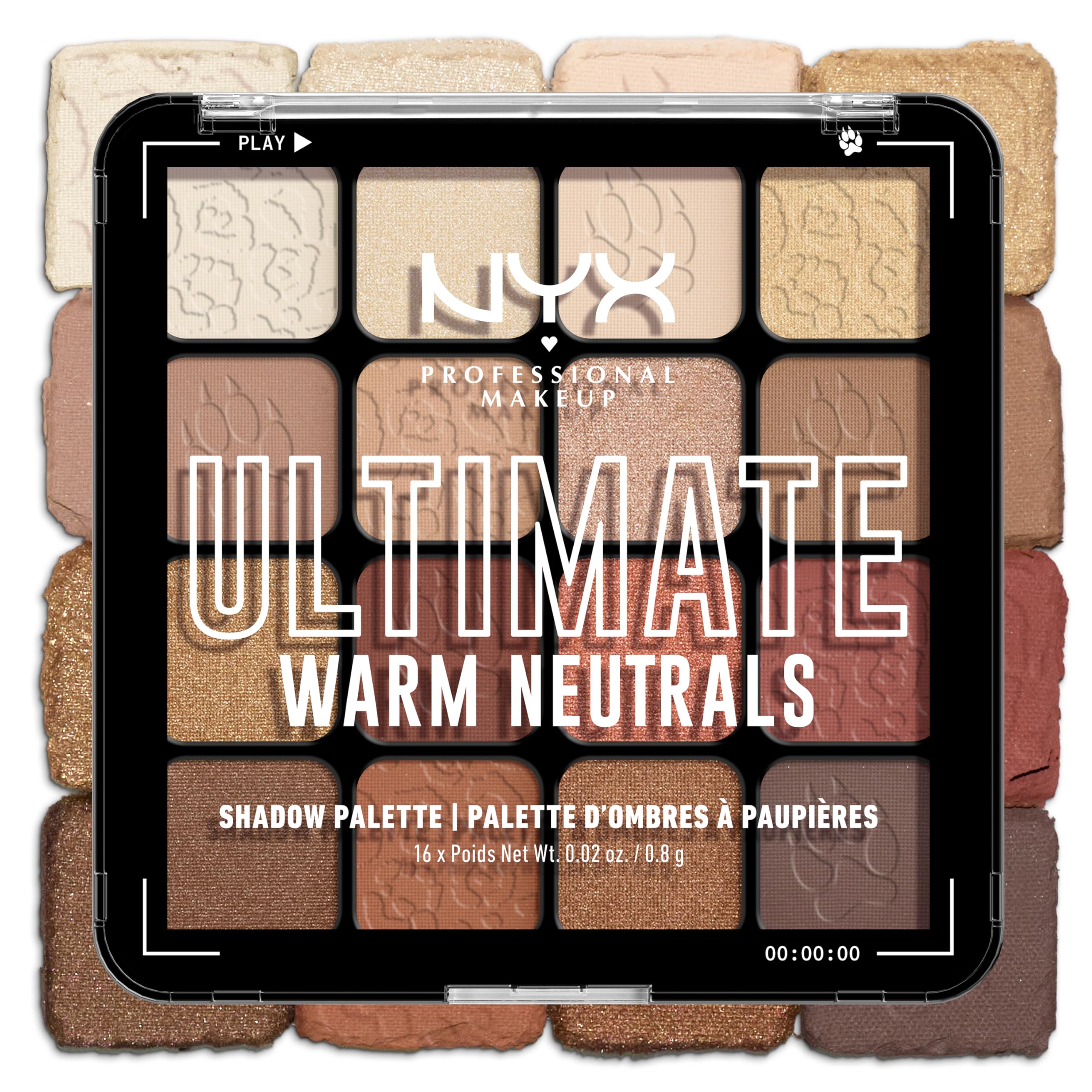 NYX Professional Makeup Ultimate Shadow Palette - Warm Neutrals
