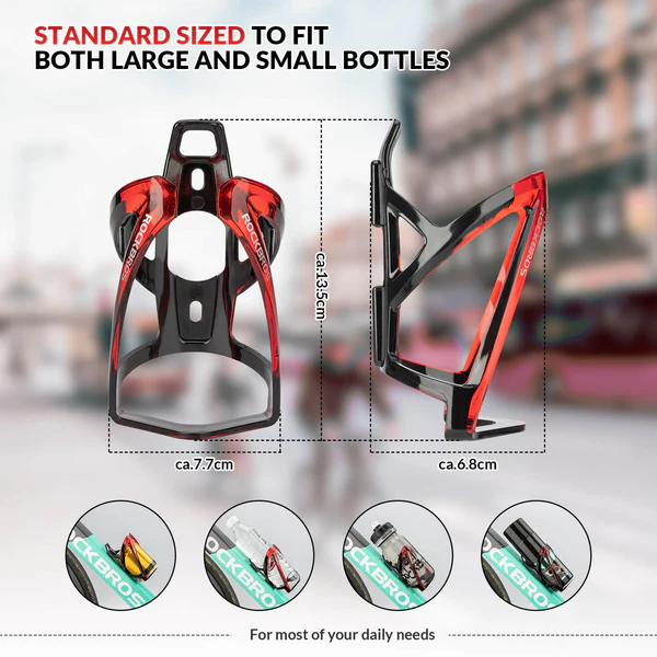 ROCKBROS FK-338 Bike Water Bottle Holder, 35g Lightweight PC Cage, Universal Bicycle Bottle Cage for Road MTB detail image 8