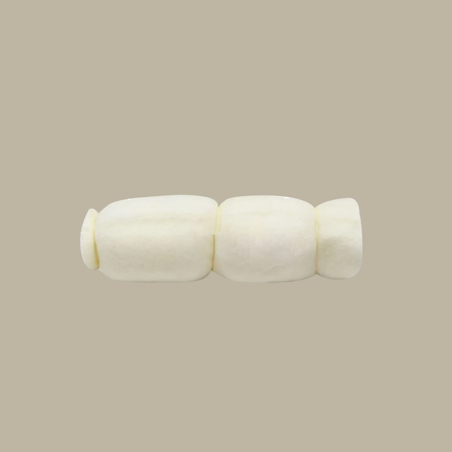 Azrapaws 5–6in Buffalo Cheek Roll — Natural Rawhide Chew for Medium & Large Dogs, Dental Care