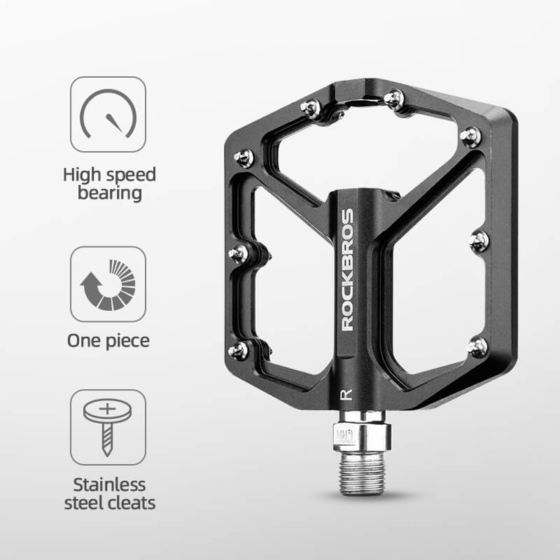 ROCKBROS 9/16" Bike Pedals, Aluminum Sealed Bearing Bike Pedals, Platform MTB Pedals for Road Mountain Bike detail image 8