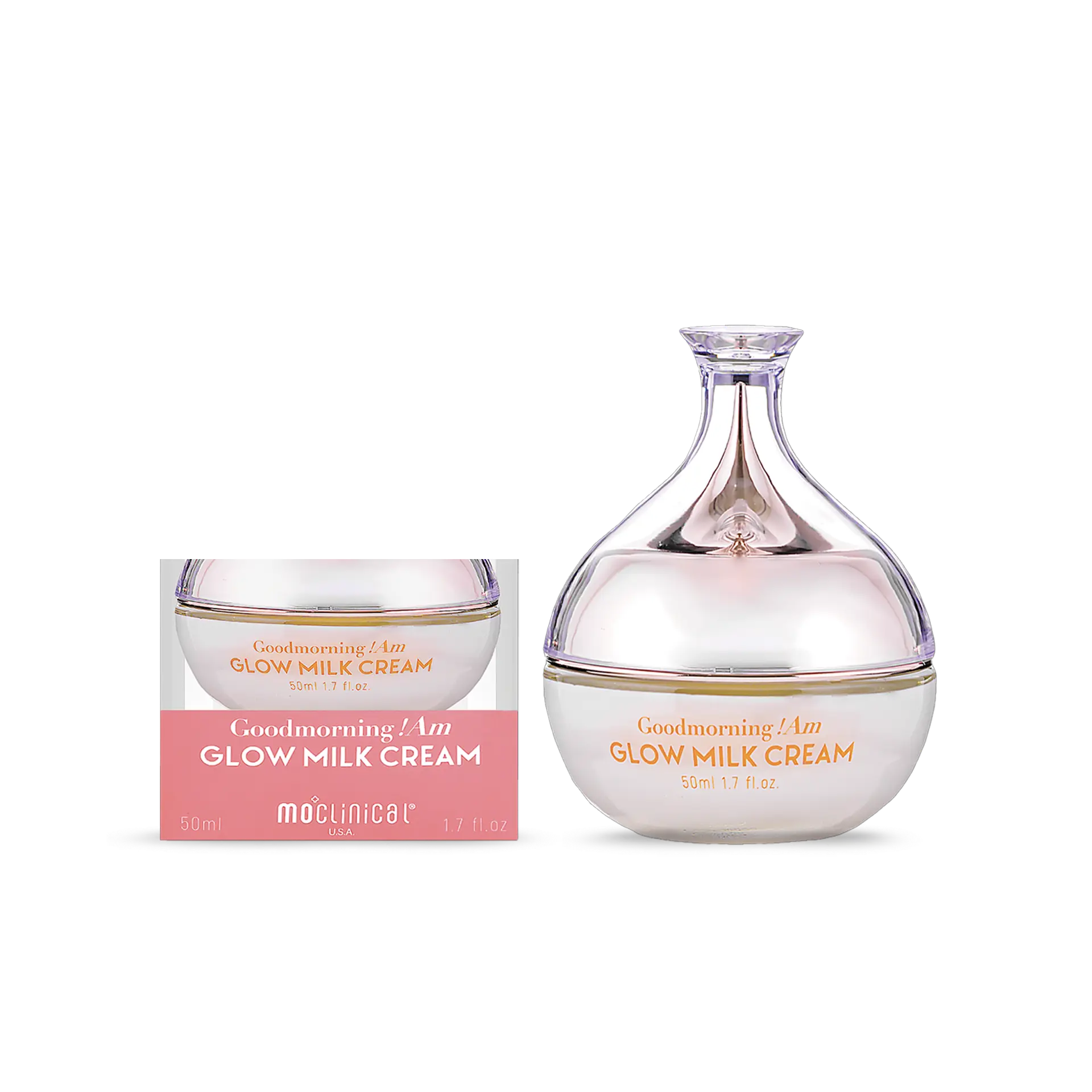 moclinical Good Morning! Am GLOW MILK CREAM 50ml – Hydrating Brightening Lightweight Moisturizer for Dewy Skin
