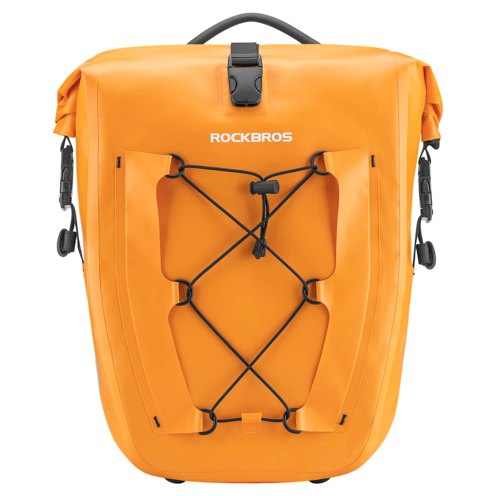 ROCKBROS 25–32L Bike Panniers 2-Pack, Fully Waterproof Rear Rack Bags, Heavy-Duty Bicycle Cargo Bag Set for Commuting & Touring