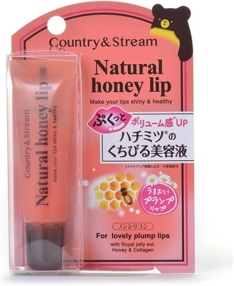 Country & Stream Natural Honey Lip Essence 10 g — Made in Japan