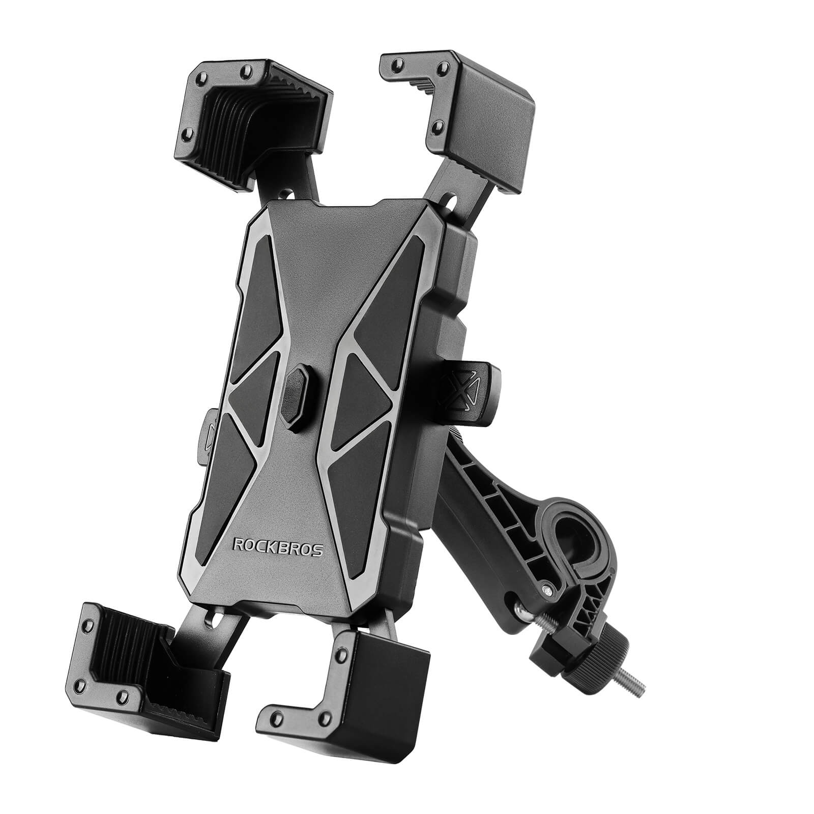 ROCKBROS HW-180 Bicycle Phone Mount 4.5–7.2" Shockproof Anti-Drop Universal for Road Bikes & Motorcycles