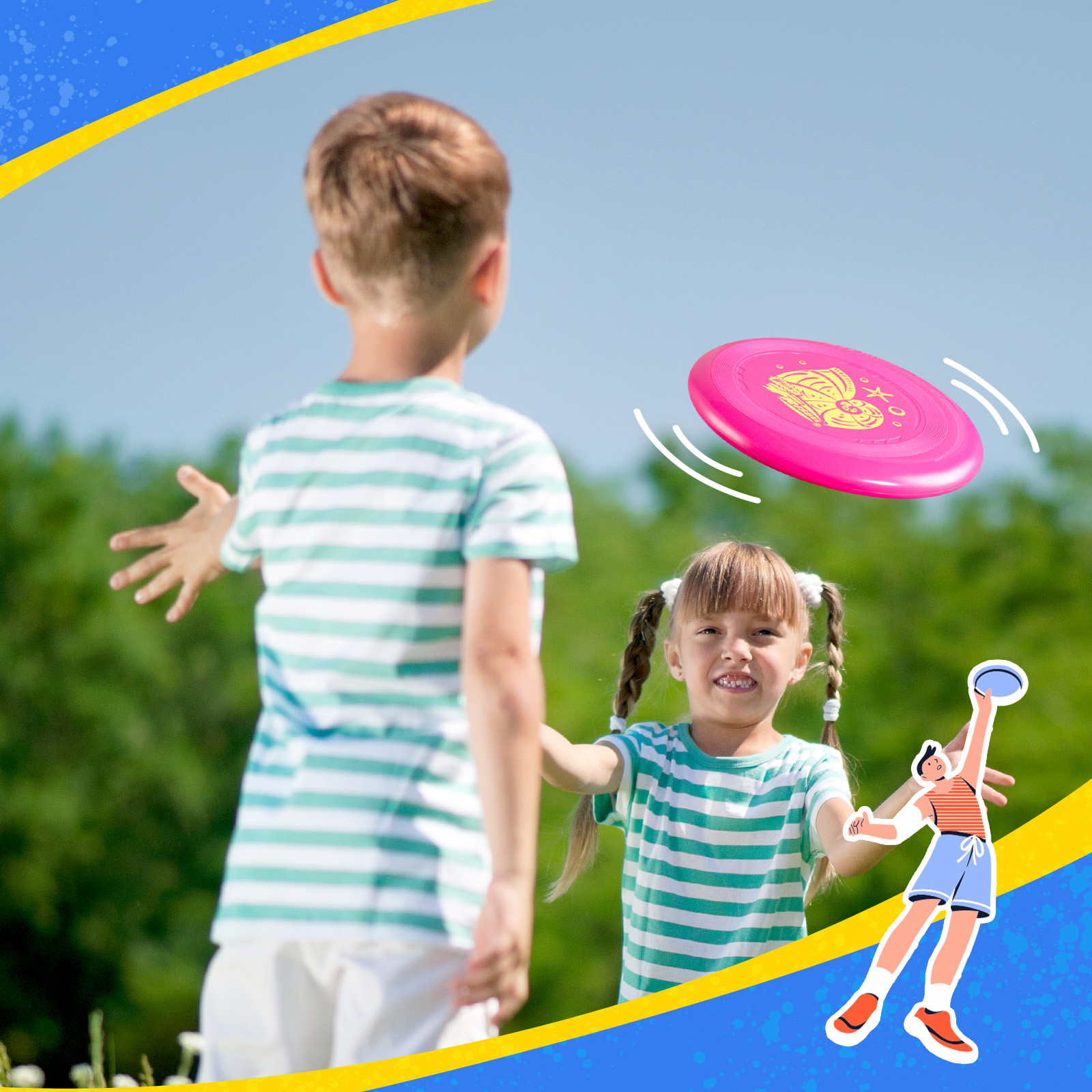 Wham-O 50140 V2345 Frisbee Go 4 Pack detail image 1