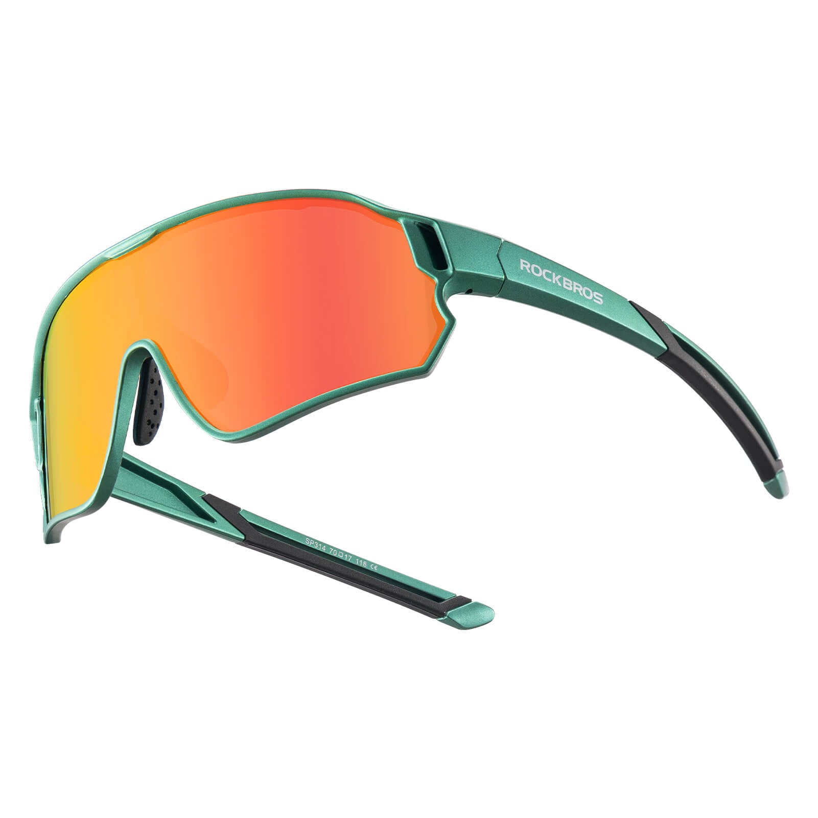 ROCKBROS Kids Cycling Sunglasses UV400, Polarized TR90 Bike Glasses, Shatterproof for Boys Girls Youth Outdoor Sports detail image 6