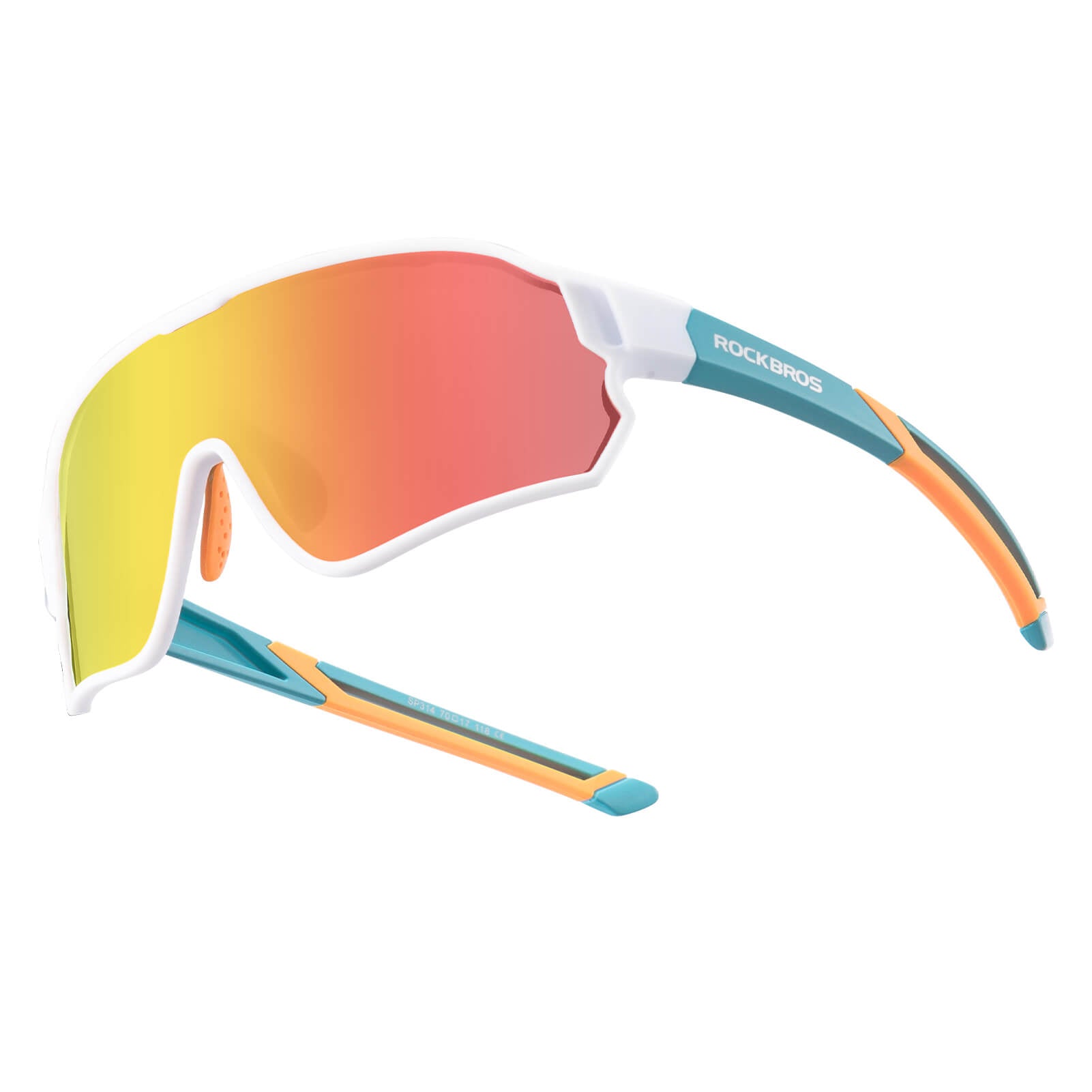 ROCKBROS Kids Cycling Sunglasses UV400, Polarized TR90 Bike Glasses, Shatterproof for Boys Girls Youth Outdoor Sports detail image 8