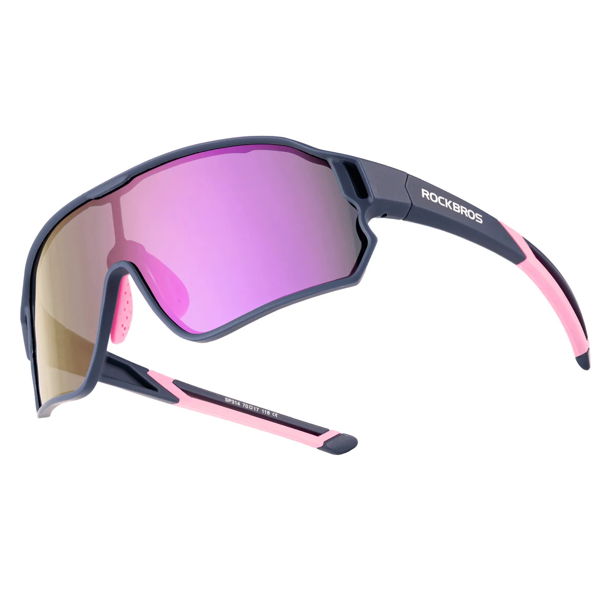ROCKBROS Kids Cycling Sunglasses UV400, Polarized TR90 Bike Glasses, Shatterproof for Boys Girls Youth Outdoor Sports detail image 10