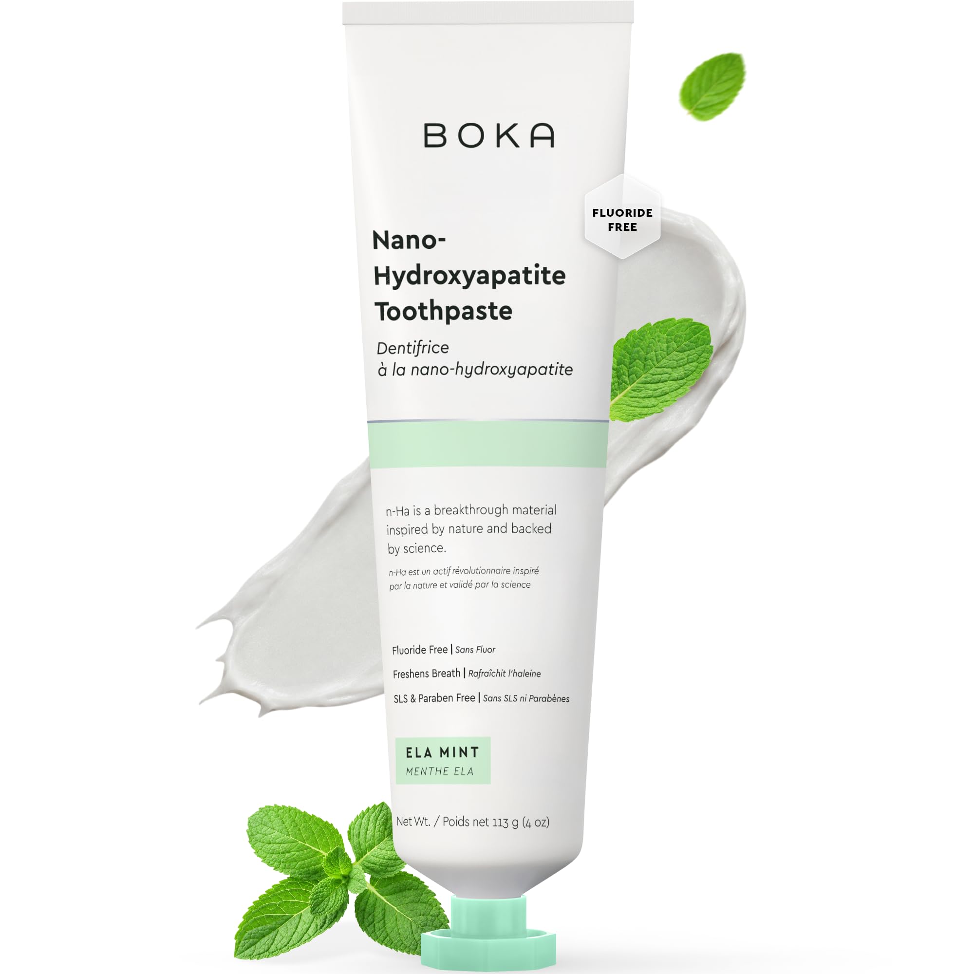 Boka Toothpaste - Fluoride-Free Nano Hydroxyapatite Toothpaste