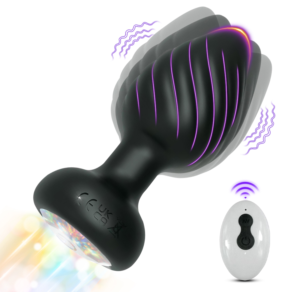 Mini Remote-Controlled Vibrating Prostate Massager — 10 Vibration Modes, Soft Silicone USB Rechargeable