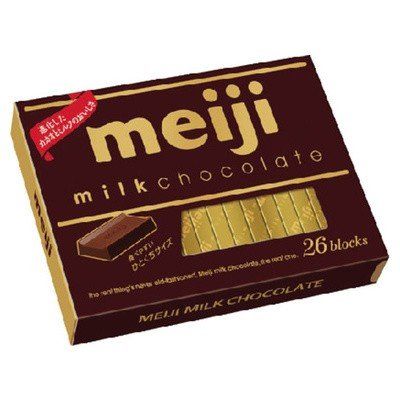 MEIJI Milk Chocolate Box 120g (26 Pieces)
