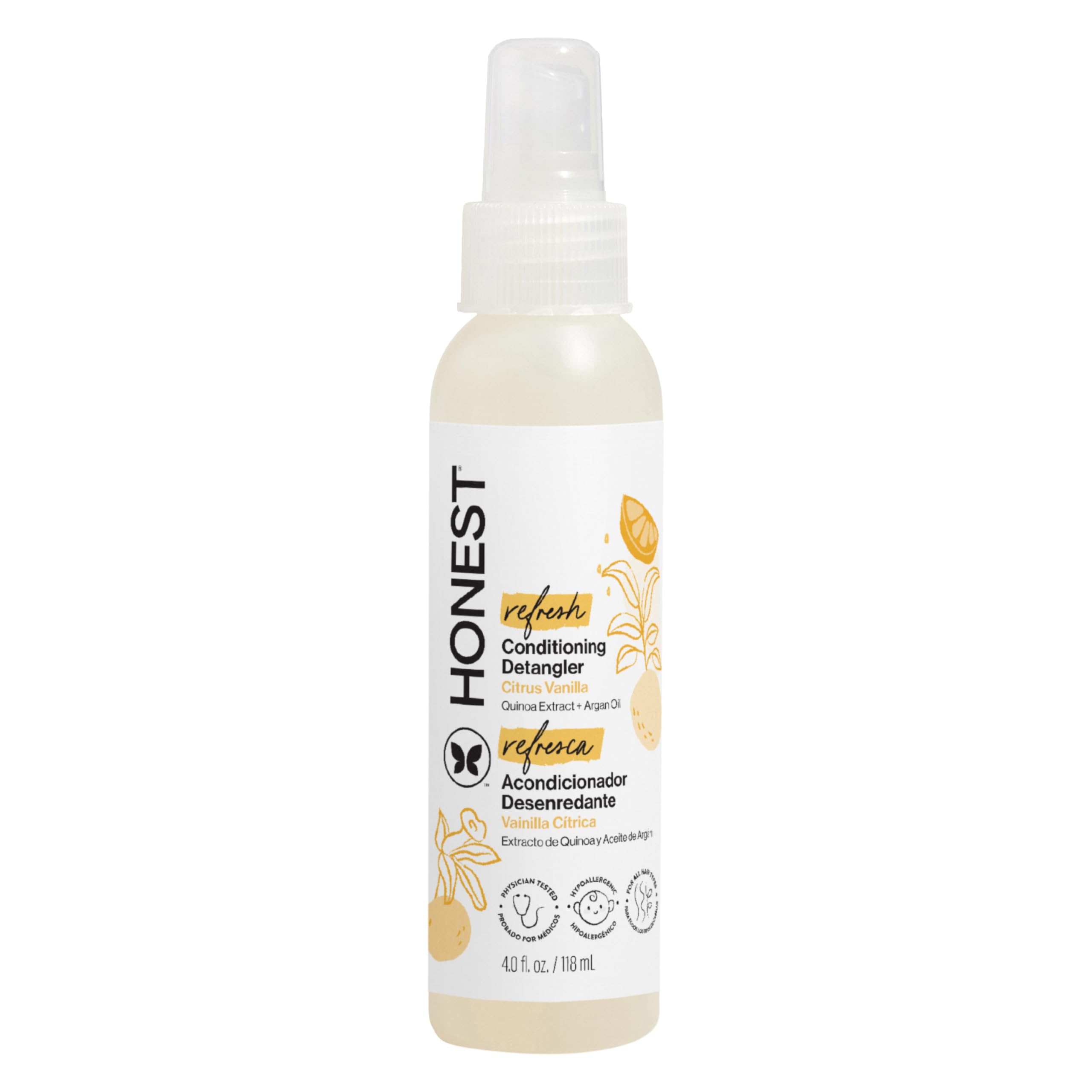The Honest Company Leave-In Hair Spray (Citrus Vanilla) 4 fl oz