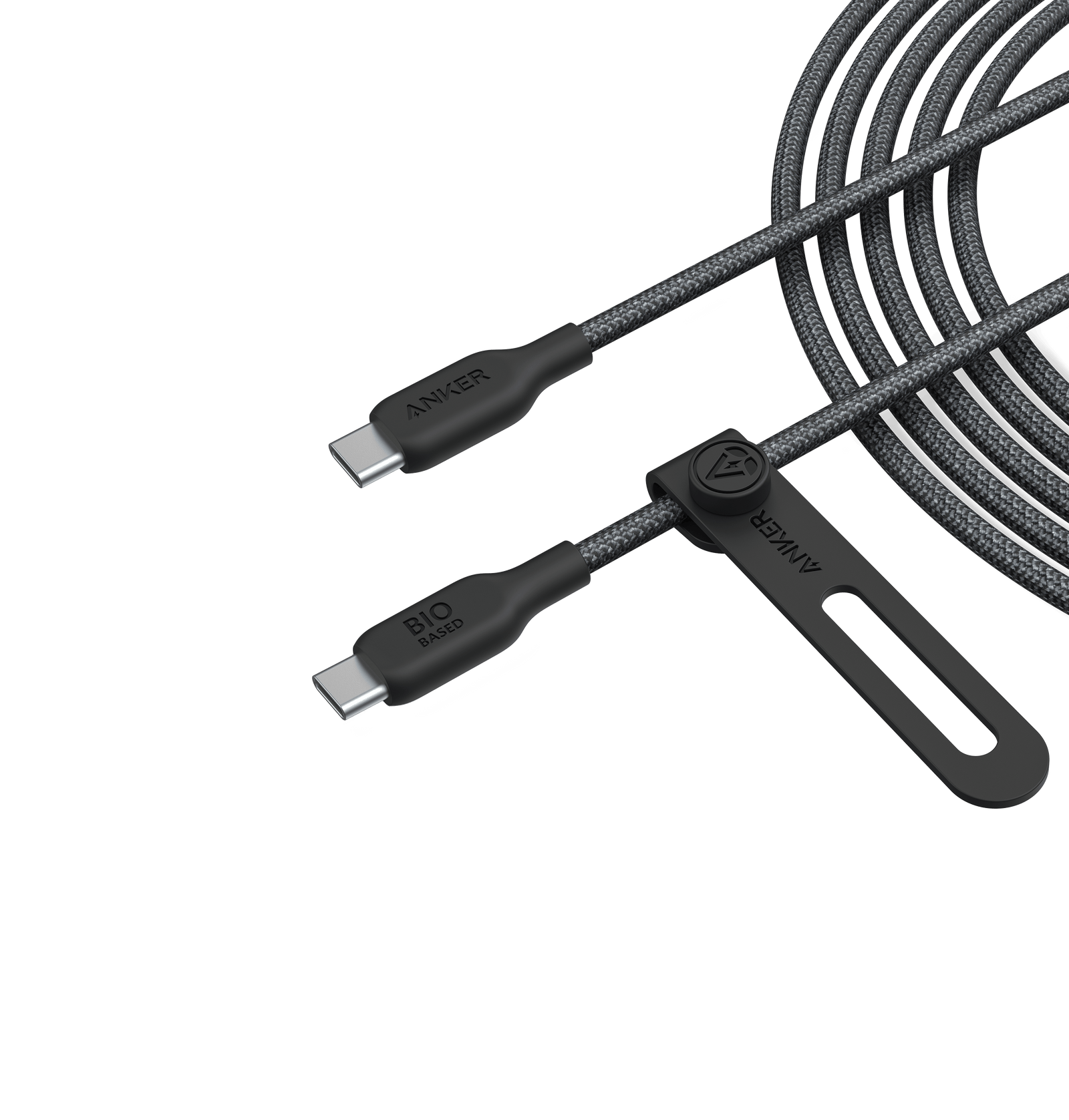 Anker 543 USB-C Cable 240W 10 ft, Bio-Based Nylon, Usb-C Cable with 240W, 10 ft, for USB-C Phones, Tablets, Laptops, Charging/Data