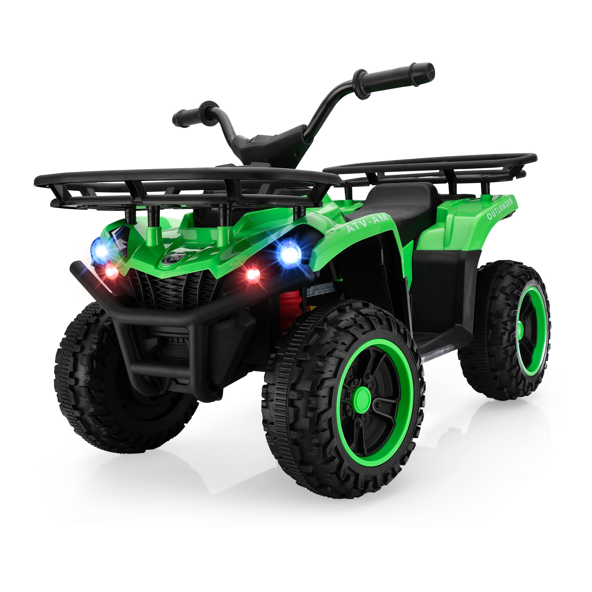 Apple Green Kids Electric Beach Off-Road Vehicle | Four-Wheel Ride-On Toy