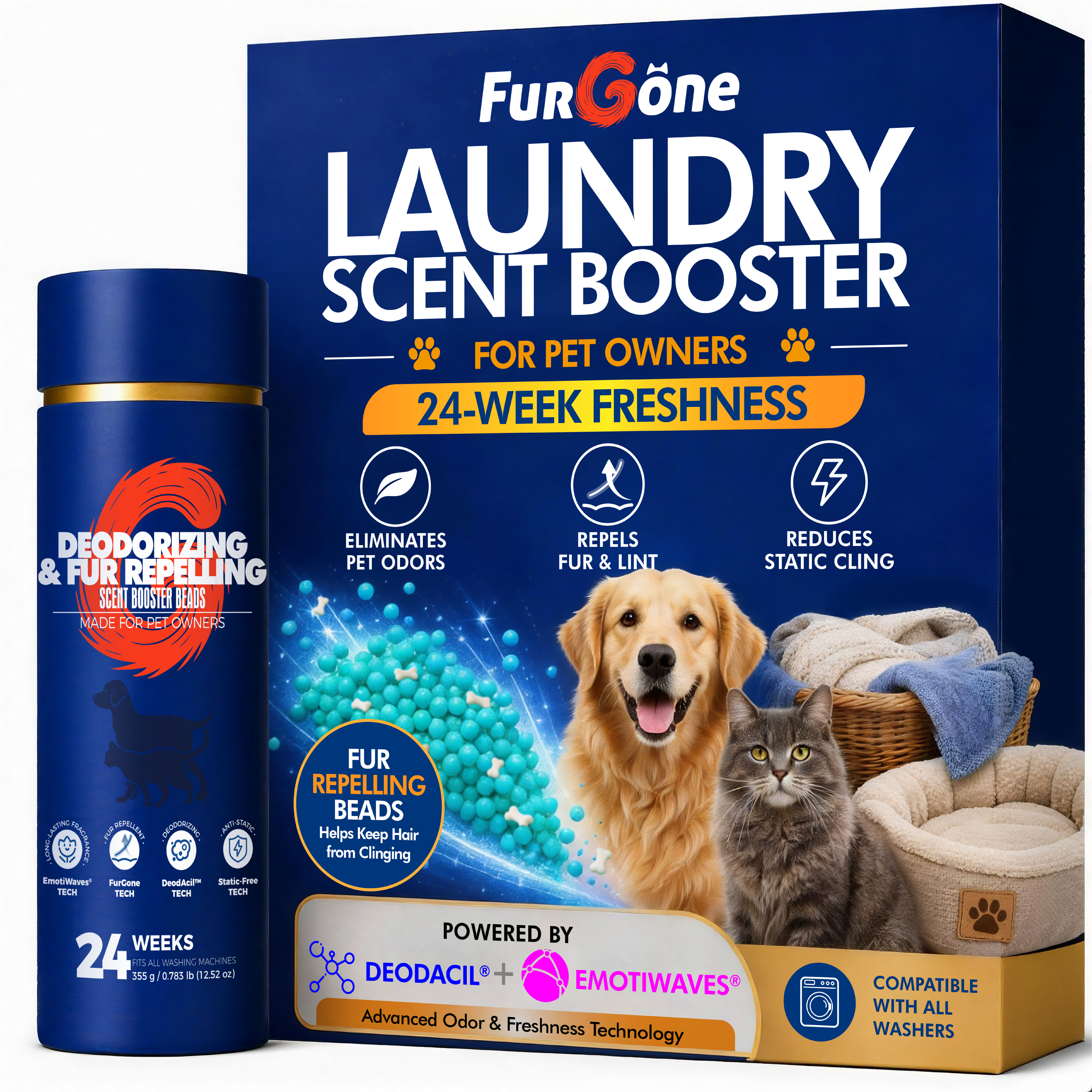 Furgone FUR REPELLING SCENT BOOSTER BEADS 12.5 oz X 1 Tub