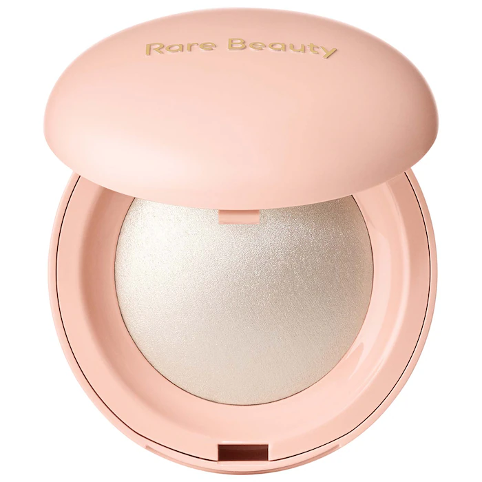 Rare Beauty Positive Light Silky Touch Highlighter Powder | Refined pearly glow to brighten and sculpt for a natural, dewy finish