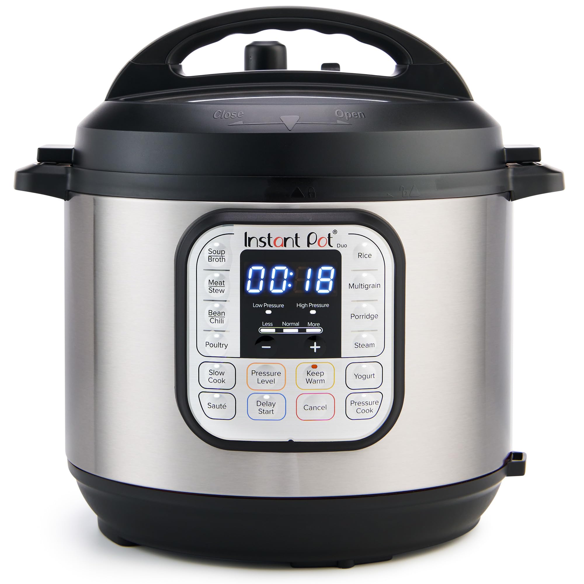 Instant Pot Duo 7-in-1 Electric Pressure Cooker, Slow Cooker, Rice, Steamer, Sauté, Yogurt Maker, Warmer & Sterilizer, Includes App With Over 800 Recipes, Stainless Steel, 6 Quart