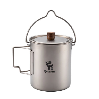 Taza de camping ultraligera de titanio (750 ml)