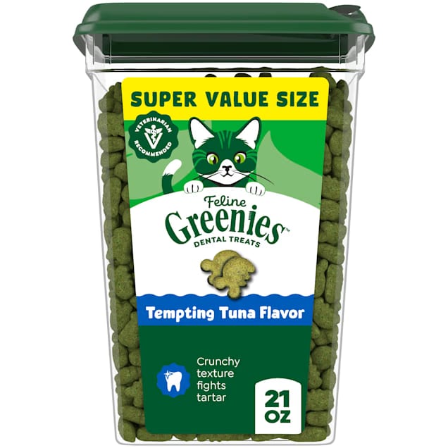 Greenies Tuna-Flavored Natural Dental Treats for Adult Cats — Helps Clean Teeth, Freshen Breath & Support Daily Oral Health detail image 16