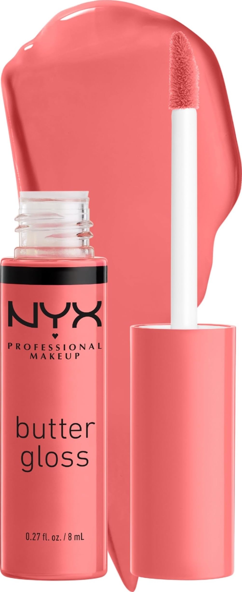 NYX Professional Makeup Butter Gloss Lip Gloss (05 Creme Brulee, Natural Shade)