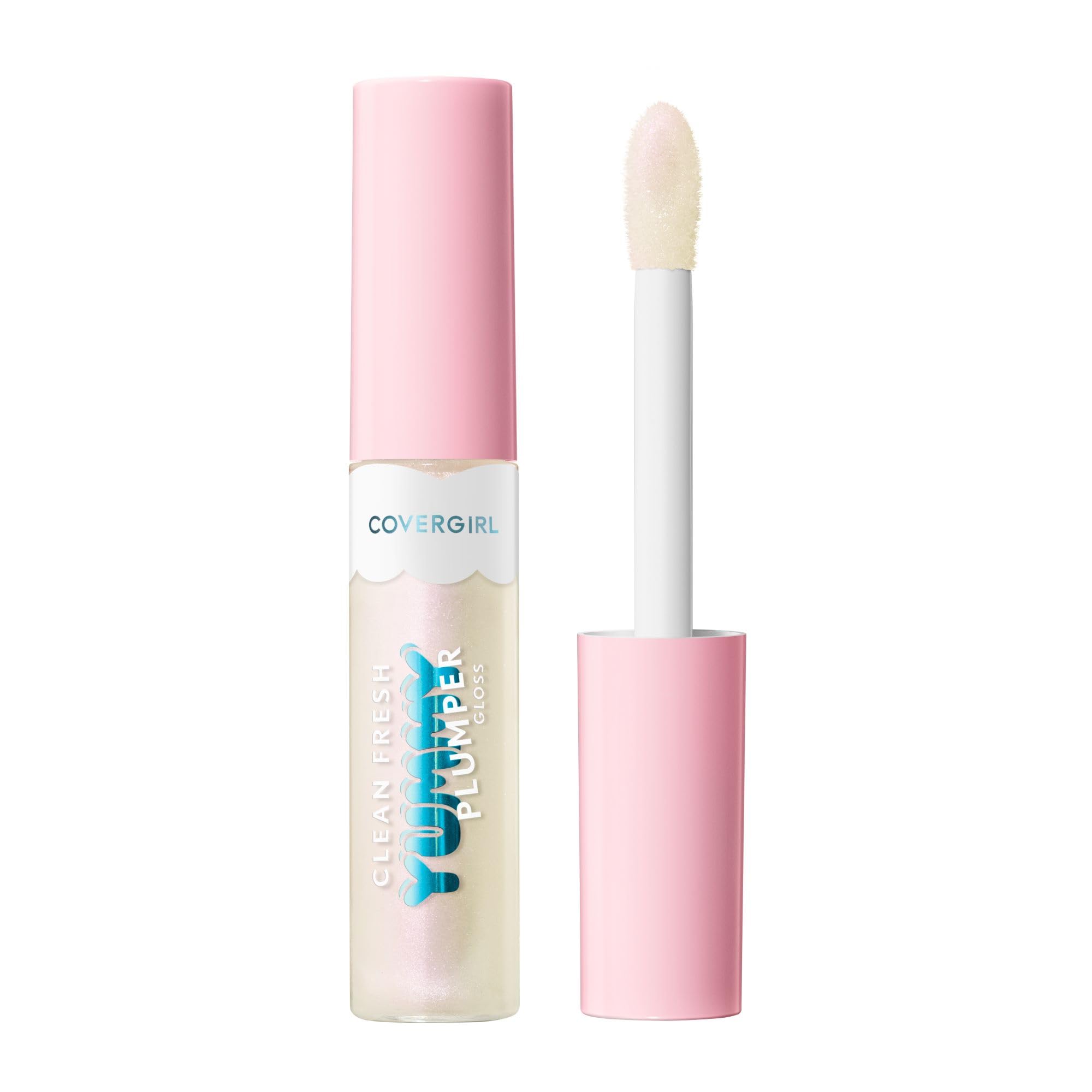 CoverGirl Clean Fresh Yummy Plumper 丰唇唇蜜,0. 33 oz — 780 Freeze The Day,亮泽、纯素、薄荷清凉