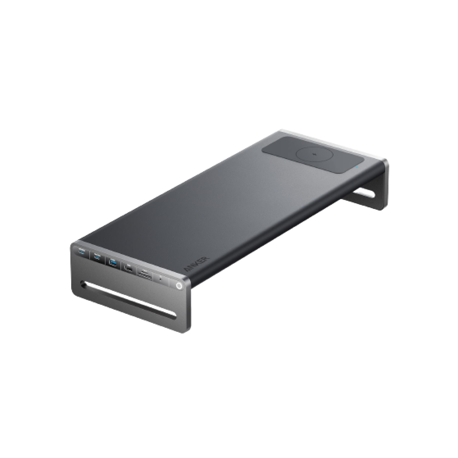 Anker 675 12-in-1 Docking Monitor Stand Host Charge, Usb-C Docking Station with 100W, 12-in-1, for MacBook, USB-C Laptops, Displays, Office Use