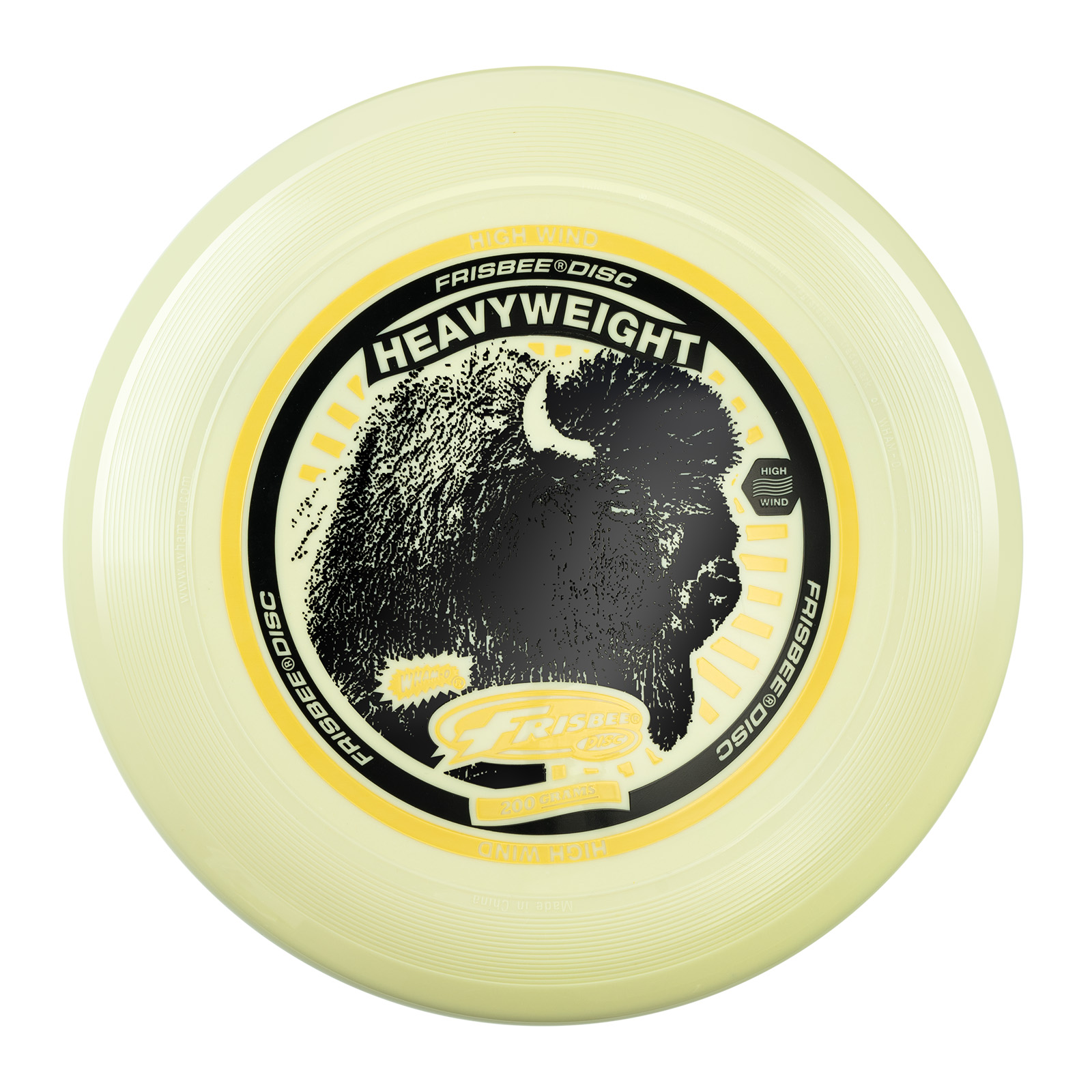 Wham-O-90010-V1 Frisbee Heavyweight 200g, 11 Inch Long Distance and Durable Disc for Outdoor Activities, Stable Flying for Family Fun - 1 Pack detail image 3