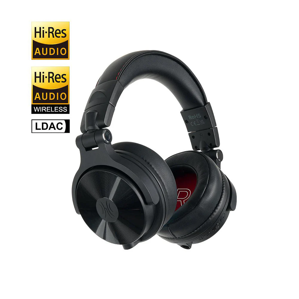 OneOdio Studio Max 1 (New) | 120H Battery Hi-Res Wireless DJ Monitoring Headphones, 50mm Drivers, LDAC, 20ms Low Latency — For DJ Mixing, Studio Monitoring, Commuting