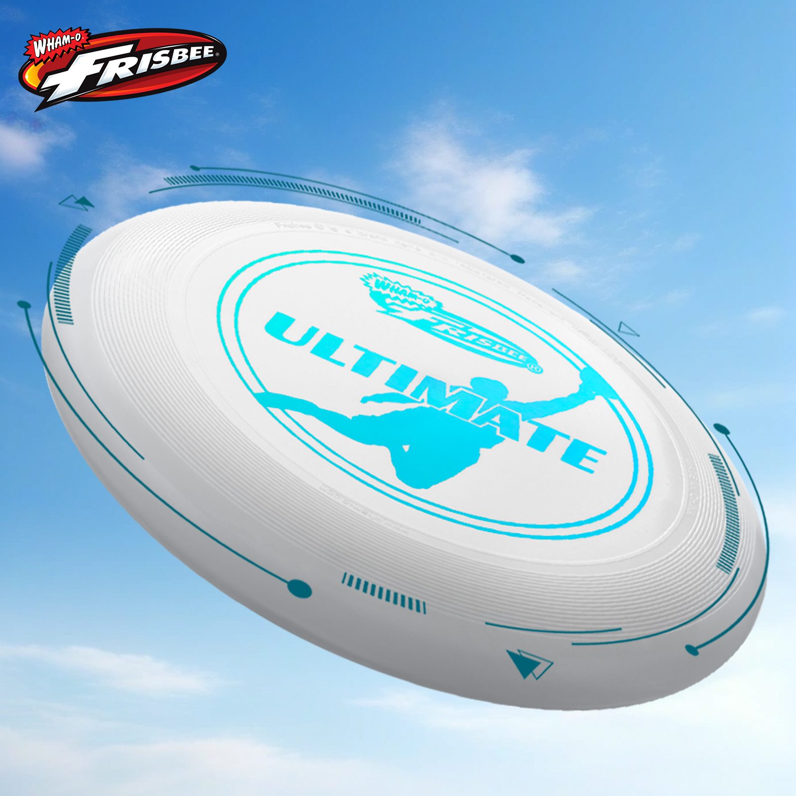 Wham-O 52000 V2 Frisbee Official Ultimate 175g Flying Disc, 10.75 Inch, Professional Training, for Competition and Outdoor Fun -2 Pack detail image 1