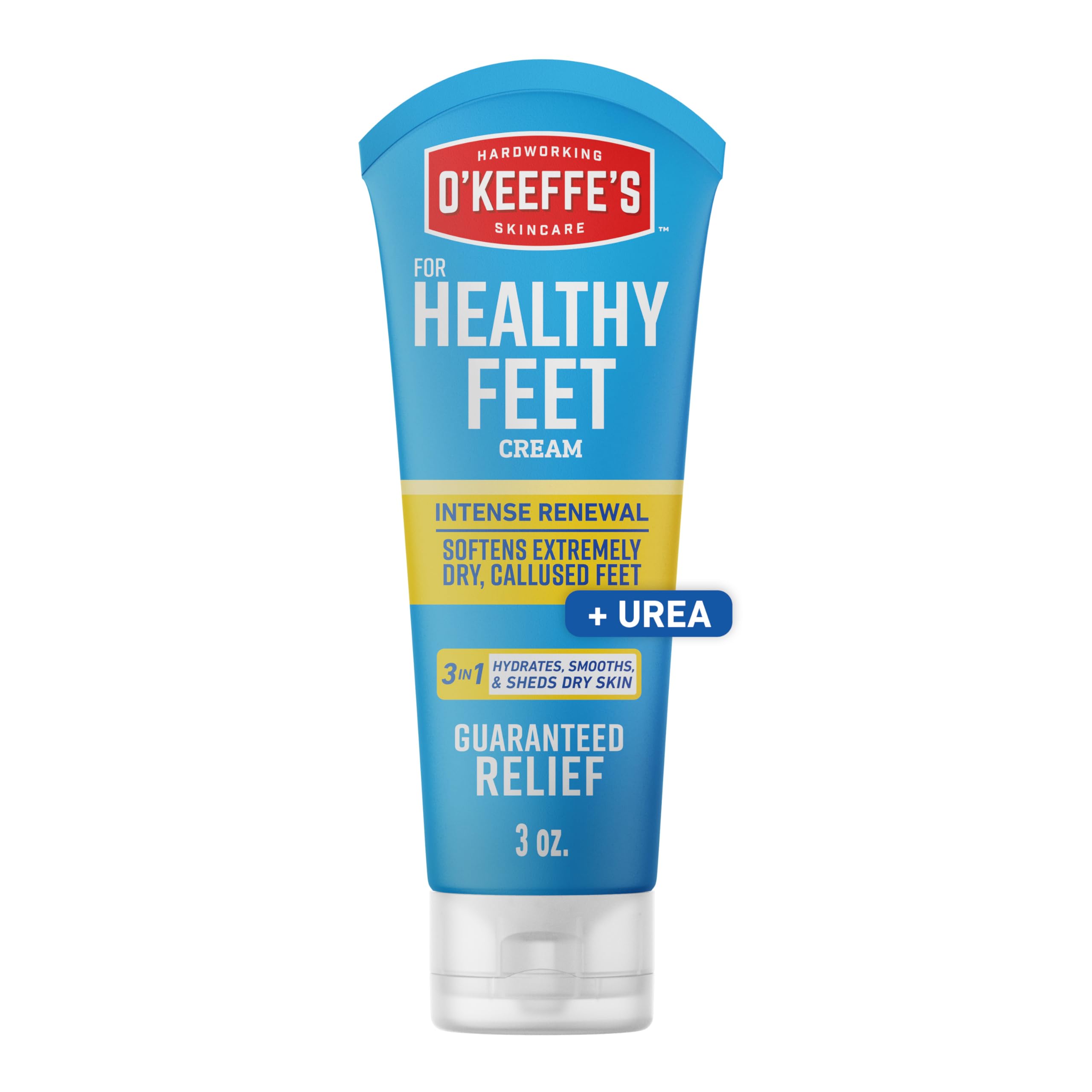 O'Keeffe's Healthy Feet Intensive Repair Foot Cream, 3 oz Tube, Single Pack