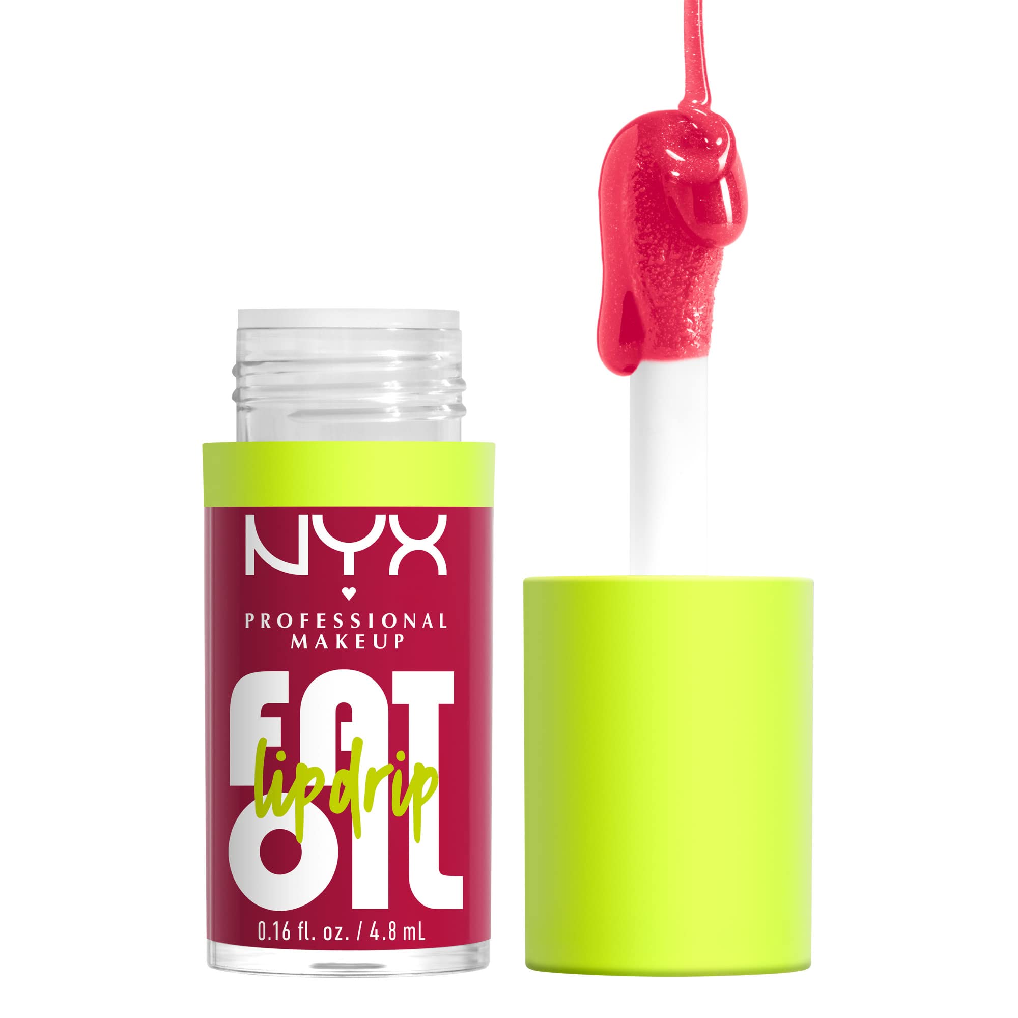 NYX Professional Makeup Fat Oil Lip Drip - Moisturizing Vegan Tinted Lip Oil Gloss