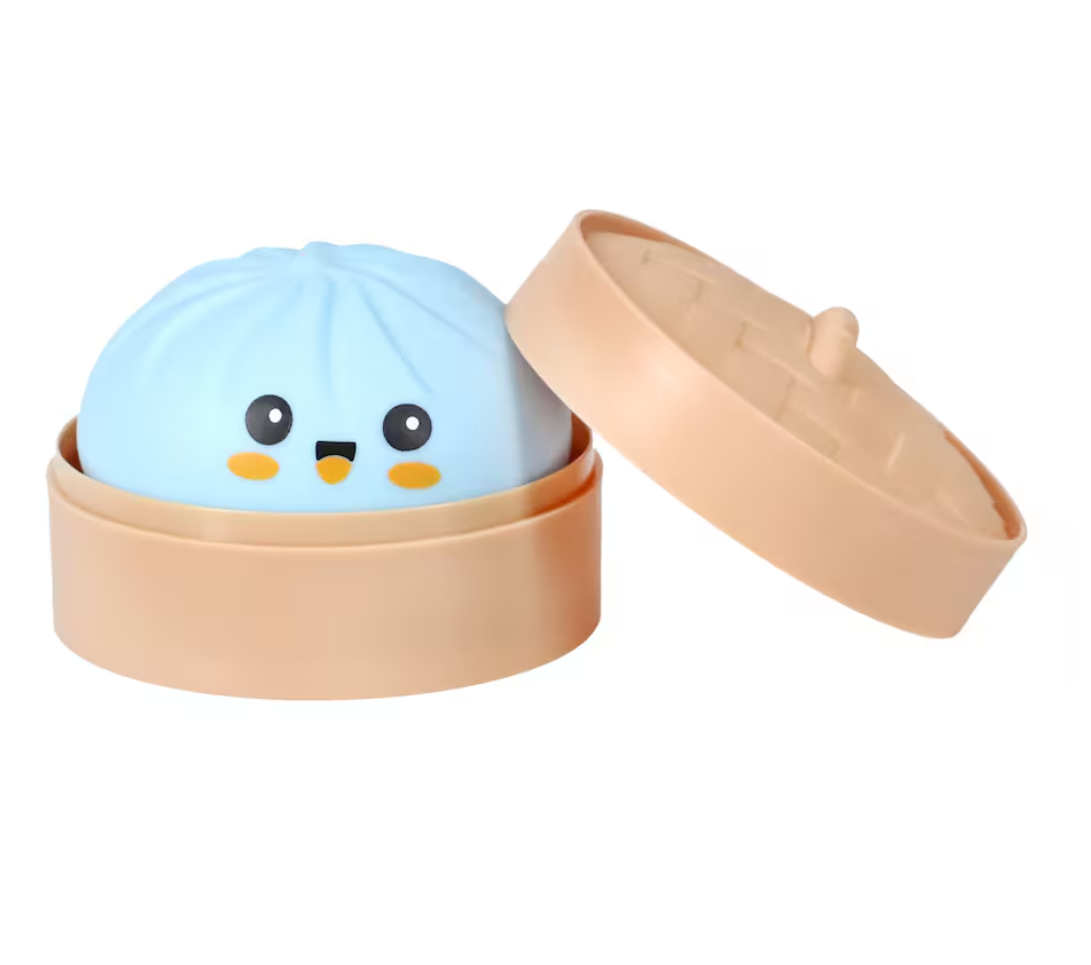 Cute Squishy Q-Elastic Sticky Dumpling Toy — Role-Playing Blind-Box, Random Mixed Colors