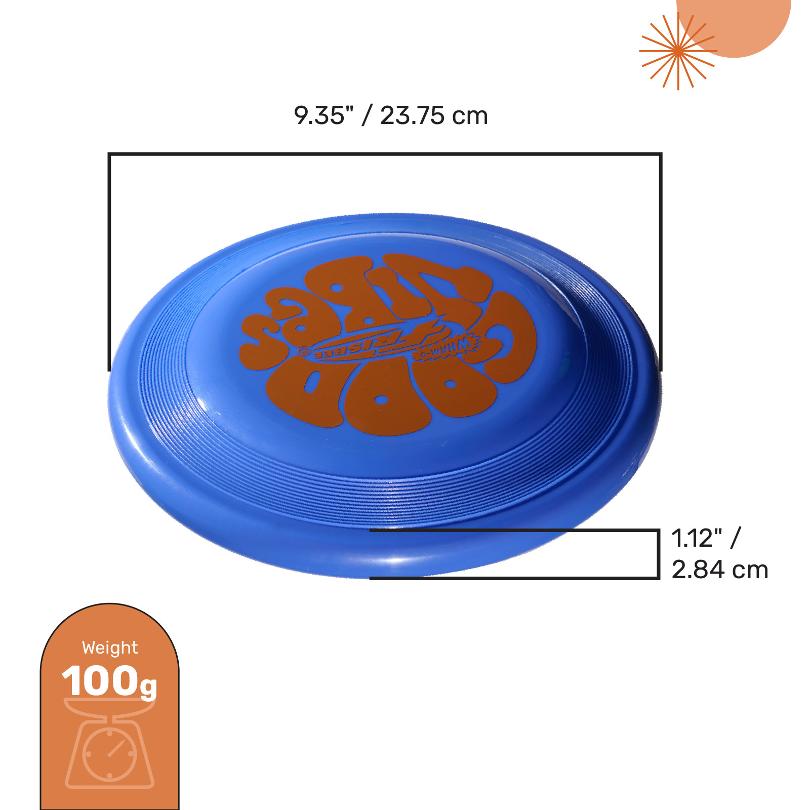 Wham-O 53308 Frisbee Fastback 4 Pack Flying Disc, 9.35 Inch Dog-friendly Lightweight Toy for Kids Boys Girls Ages 5+ Professional Players Outdoor Beach Park Backyard Game - 100 detail image 6