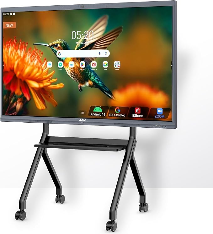 JAV Smart Board Pro Pizarra Interactiva Inteligente (4K UHD / Certificación Google EDLA / Android 14)