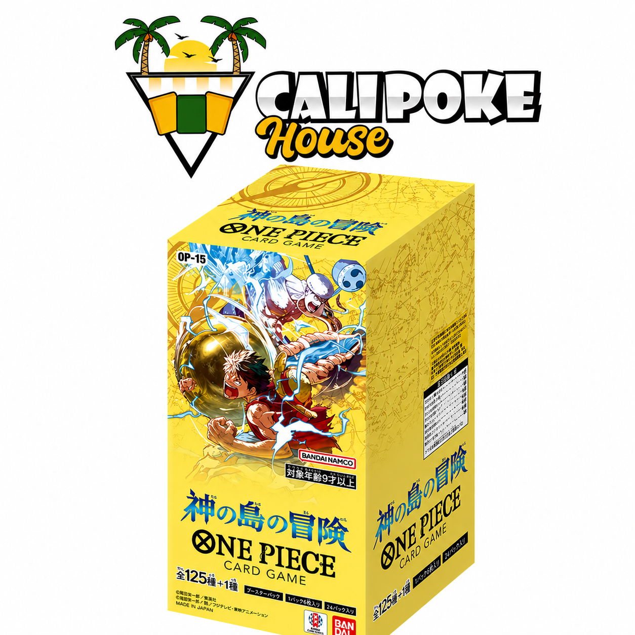 One Piece Trading Card Game OP-15 Booster Box Island of Gods Japanese Sealed